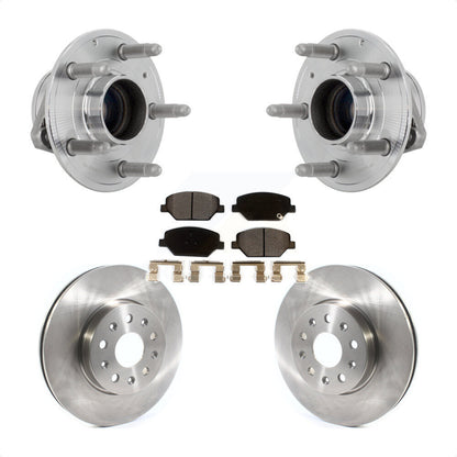 Ensemble de roulements de moyeu avant, Rotors et plaquettes de frein à disque, Kit pour Chevrolet Camaro