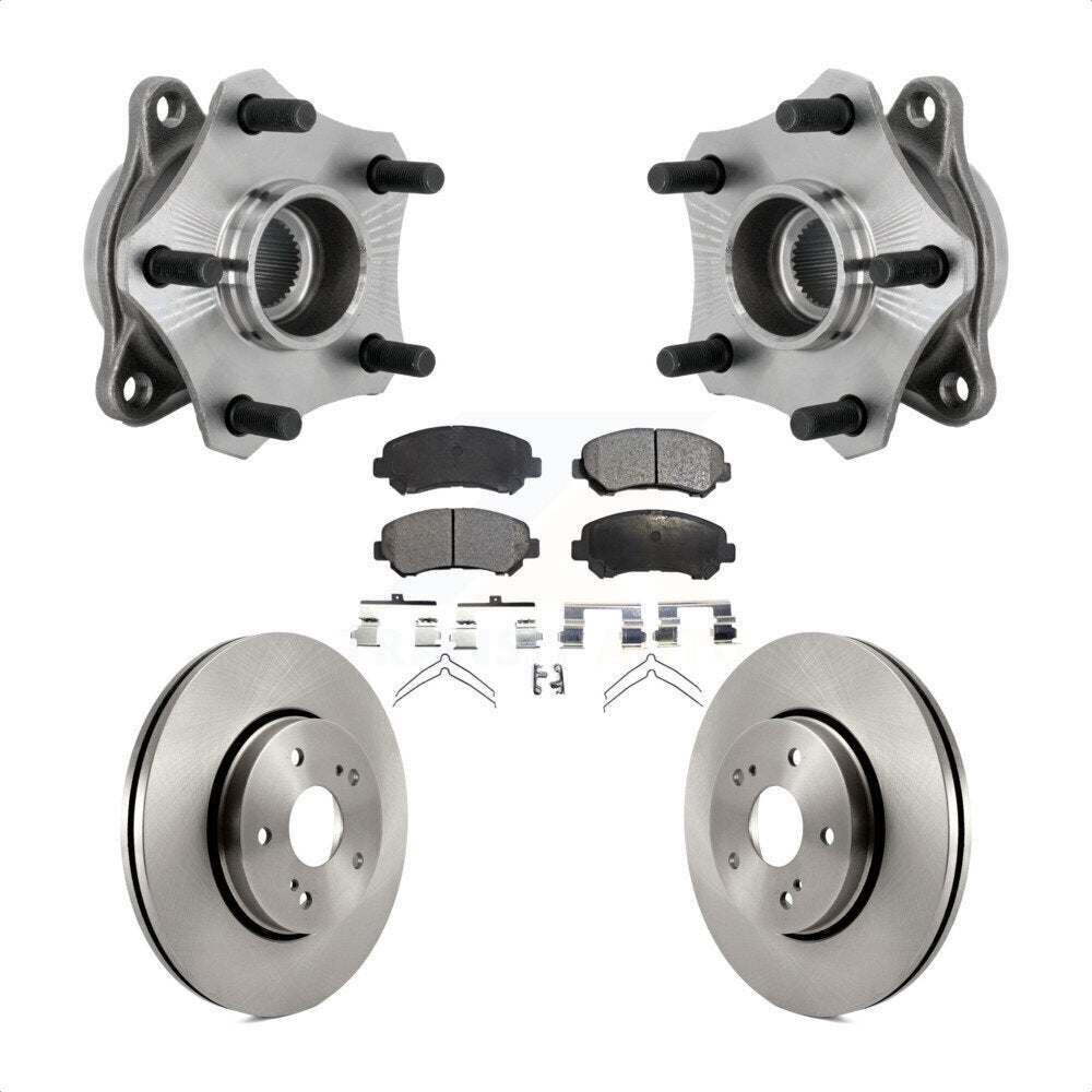 Kit de plaquettes de Rotor de frein à disque, ensemble de roulements de moyeu avant pour Suzuki Kizash 2010 – 2013