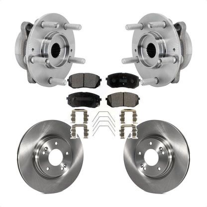 Kit de plaquettes de Rotor de frein à disque, ensemble de roulements de moyeu avant, pour Hyundai Kona Kia Selto