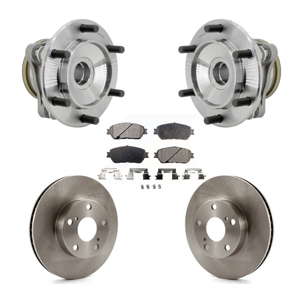 Kit de plaquettes de Rotor de frein, roulement de moyeu avant, pour Toyota Tacoma 05-15, avec roue à 5 écrous