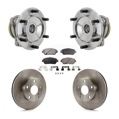 Kit de plaquettes de Rotor de frein, roulement de moyeu avant, pour Toyota Tacoma 05-15, avec roue à 5 écrous