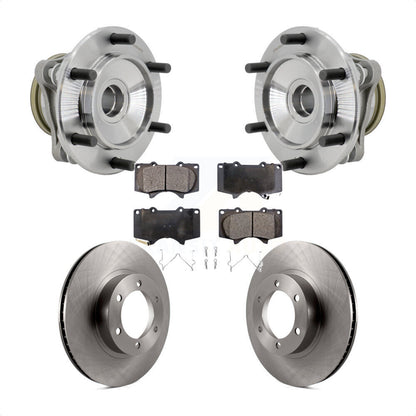 Kit de rotors et plaquettes de frein à disque, ensemble de roulements de moyeu avant, pour Toyota 4Runner RW