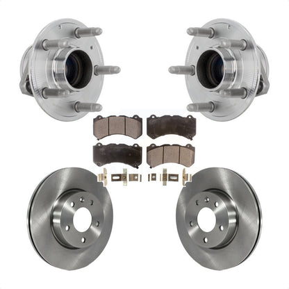 Kit de plaquettes de Rotor de frein, ensemble de roulements de moyeu avant pour Cadillac ATS V avec RW 2017