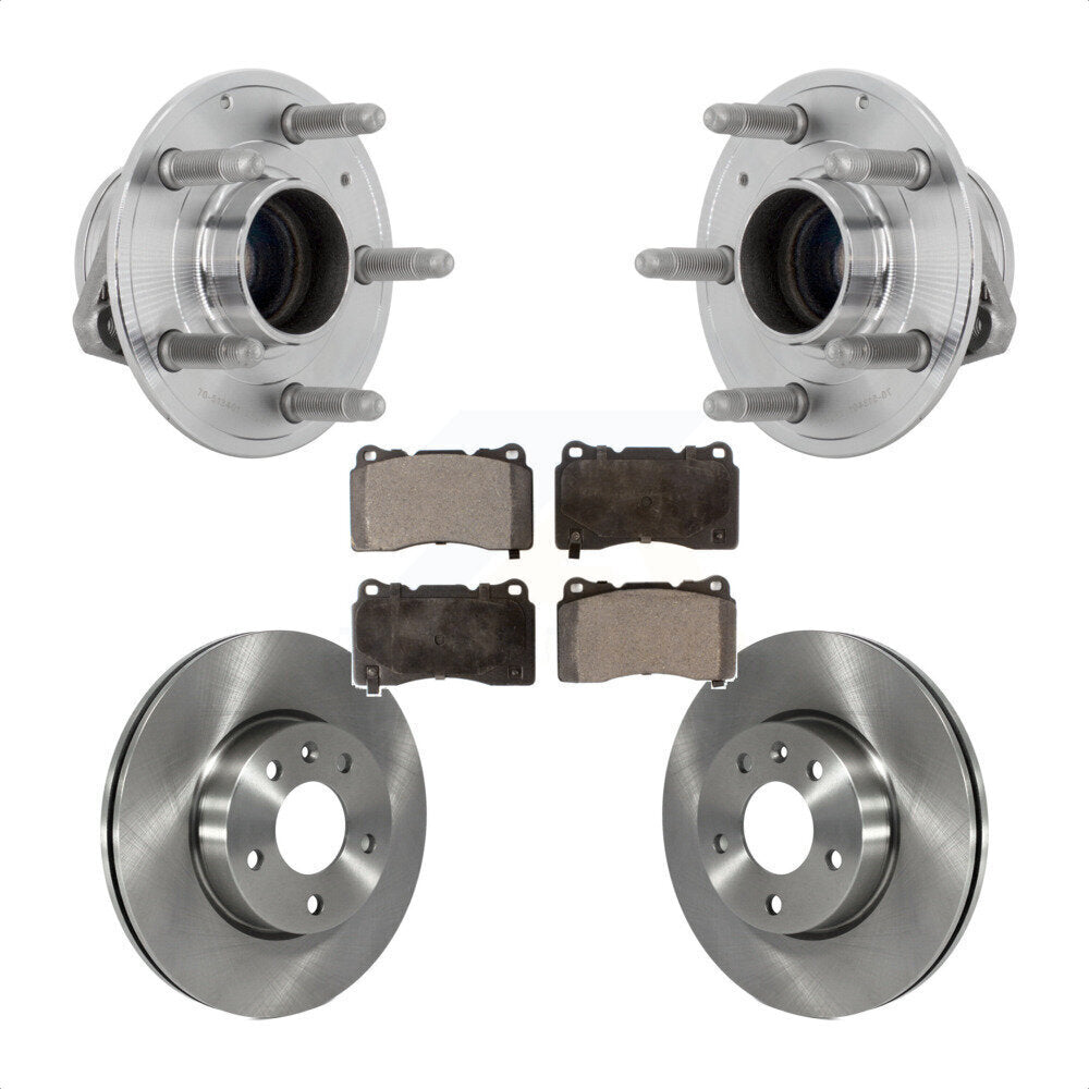 Kit de Rotor et de plaquettes de frein à disque, roulement de moyeu avant, pour Base Cadillac ATS 2019 avec RW