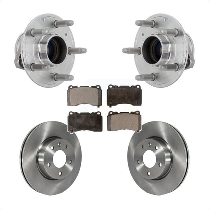Kit de Rotor et de plaquettes de frein à disque, roulement de moyeu avant, pour Base Cadillac ATS 2019 avec RW