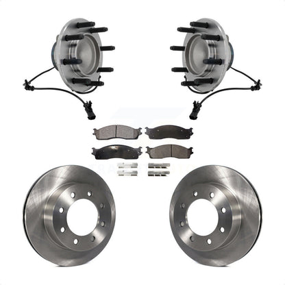 Kit de plaquettes de Rotor de frein à disque, ensemble de roulements de moyeu avant pour Dodge Ram 1500 3500 250