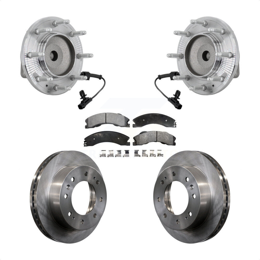 Kit de plaquettes de Rotor de frein, roulement de moyeu avant, pour GMC Chevrolet Sierra 2500 HD Silverad