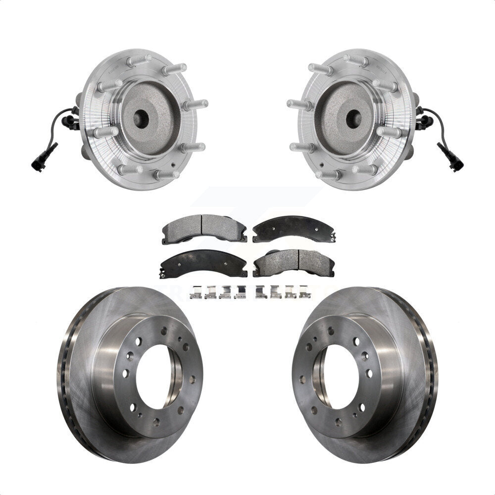 Kit de plaquettes de Rotor de frein, roulement de moyeu avant, pour GMC Sierra 3500 HD Chevrolet Silverad