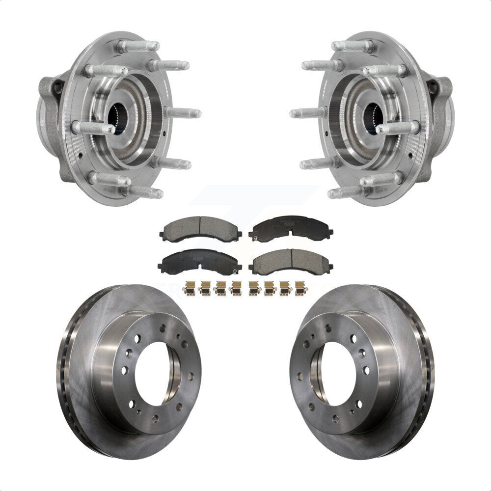 Kit de plaquettes de Rotor de frein, roulement de moyeu avant, pour GMC Chevrolet Silverado 2500 HD Sierr
