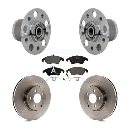 Kit de Rotor et plaquettes de frein, roulement de moyeu avant, pour Mercedes-Benz E350 C350 C300 SLC30