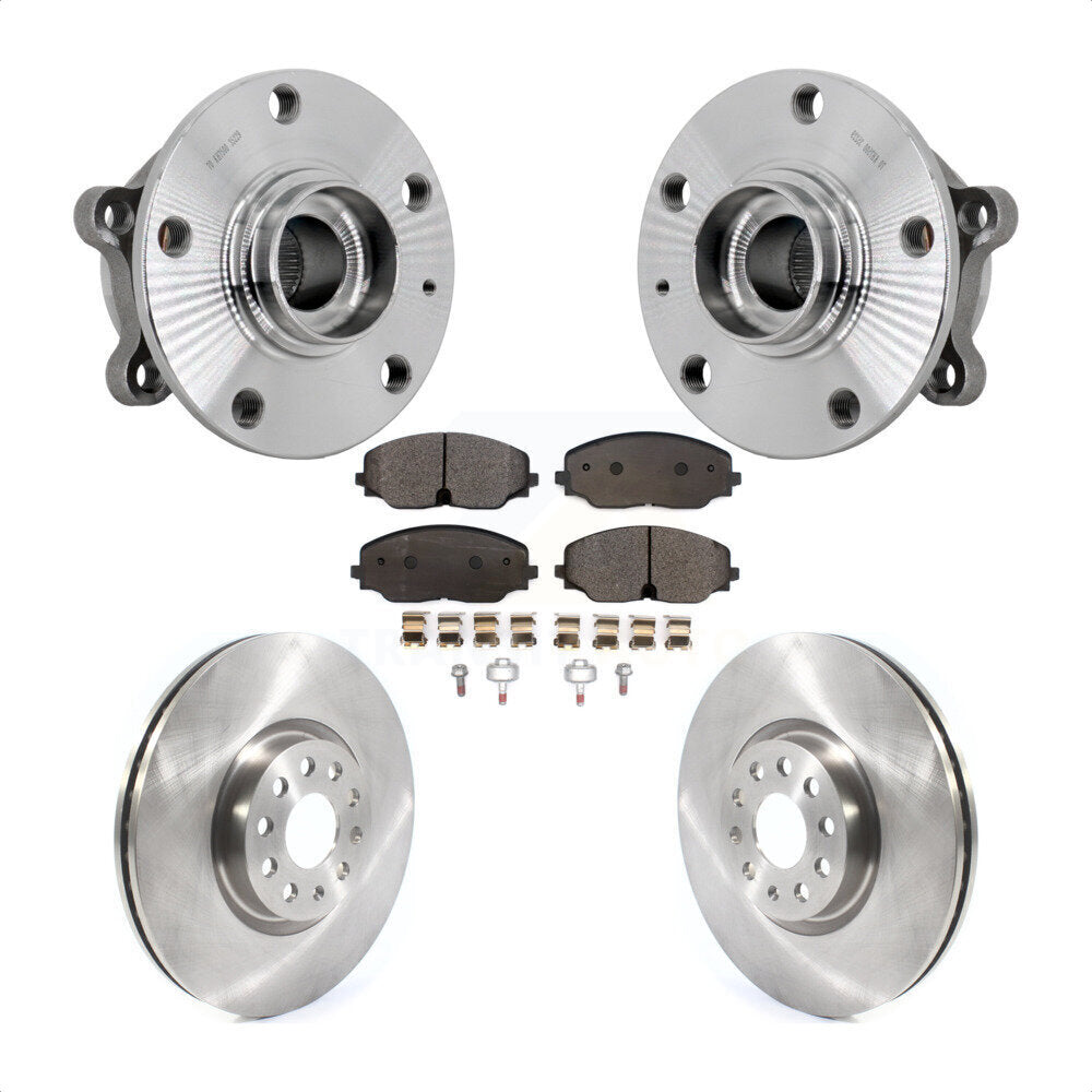 Kit de plaquettes de Rotor de frein, ensemble de roulements de moyeu avant, pour Volkswagen Atlas Cross Spor