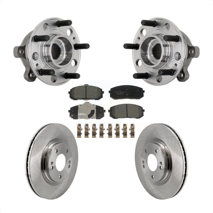 Kit de Rotor et plaquettes de frein à disque, ensemble de roulements de moyeu avant, pour Hyundai Sonata Kia K