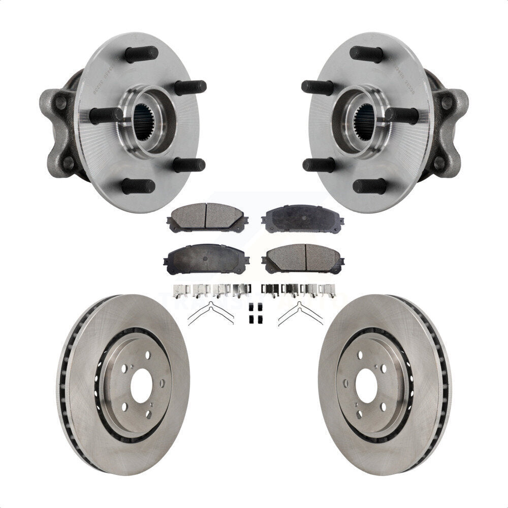 Kit de plaquettes de Rotor de frein à disque, ensemble de roulements de moyeu avant pour Toyota Sienn 2021 – 2023