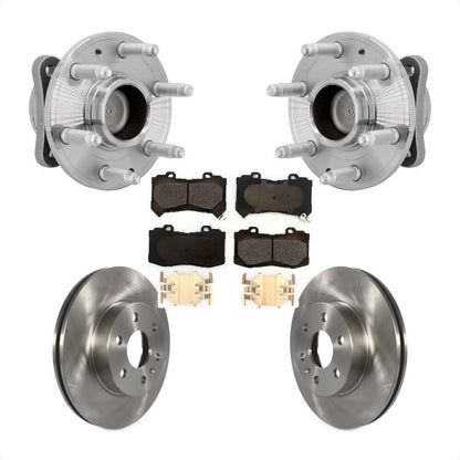 Kit de plaquettes de Rotor de frein à disque, roulement de moyeu avant, pour Chevrolet Colorado GMC Canyon RW