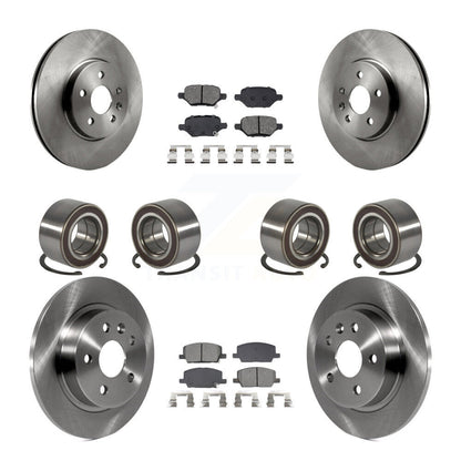 Kit de rotors et plaquettes de frein à roulement avant et arrière (10 pièces) pour Buick Encore Chevrolet Tra