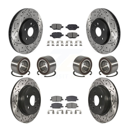 Kit de plaquettes de Rotor de frein enduites de roulement avant et arrière (10 pièces) pour Buick Encore Chevrole