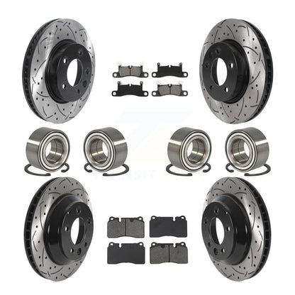 Kit de plaquettes de Rotor de frein à disque revêtu de roulement avant et arrière (10 pièces) pour Volkswagen Touare