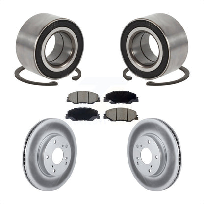 Kit de plaquettes de Rotor de frein à disque enduit de roulement de roue avant pour Honda Insigh 2019 – 2022