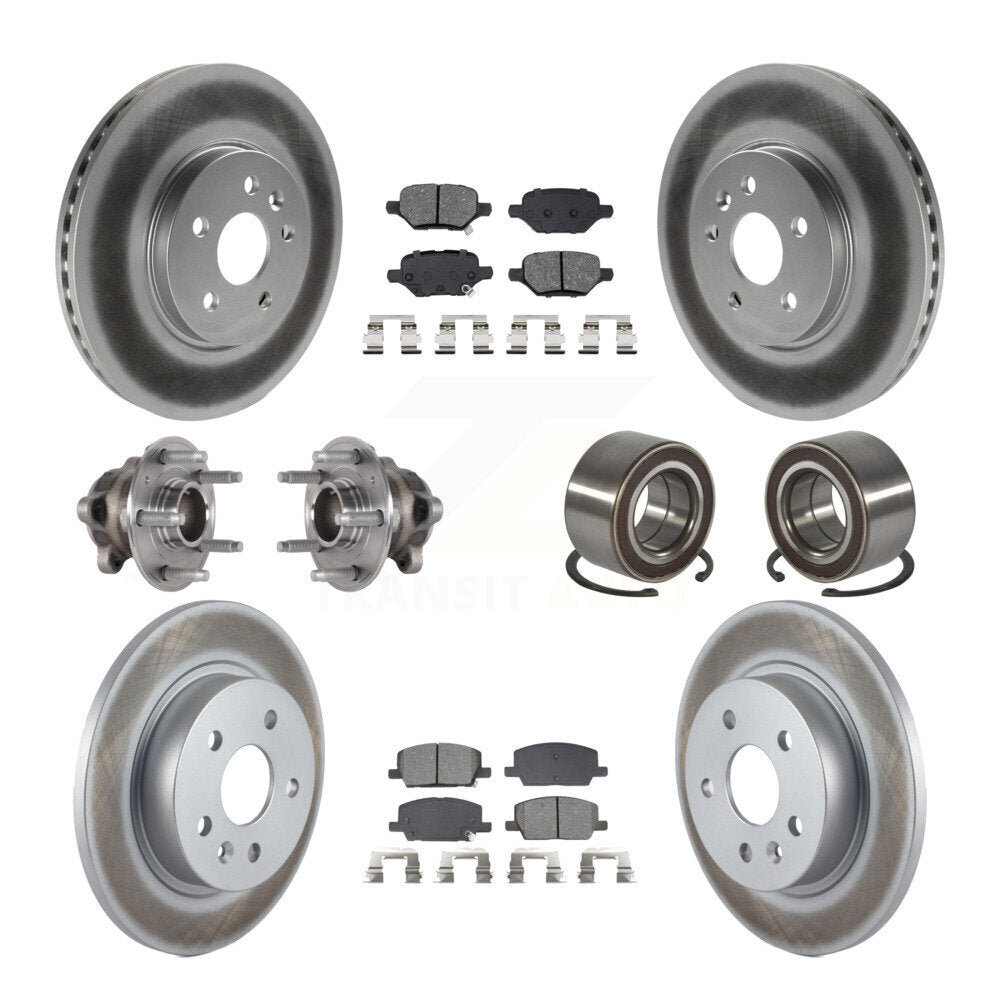Kit de plaquettes de Rotor de frein, roulement de moyeu avant et arrière (10 pièces) pour Buick Encore Trax FW