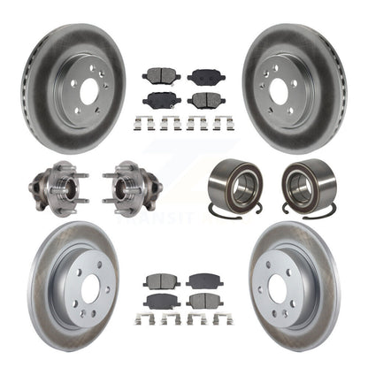 Kit de plaquettes de Rotor de frein, roulement de moyeu avant et arrière (10 pièces) pour Buick Encore Trax FW