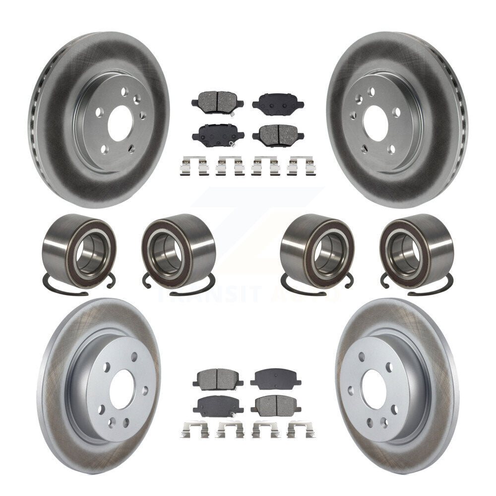 Kit de plaquettes de Rotor de frein enduites de roulement avant et arrière (10 pièces) pour Buick Encore Chevrole