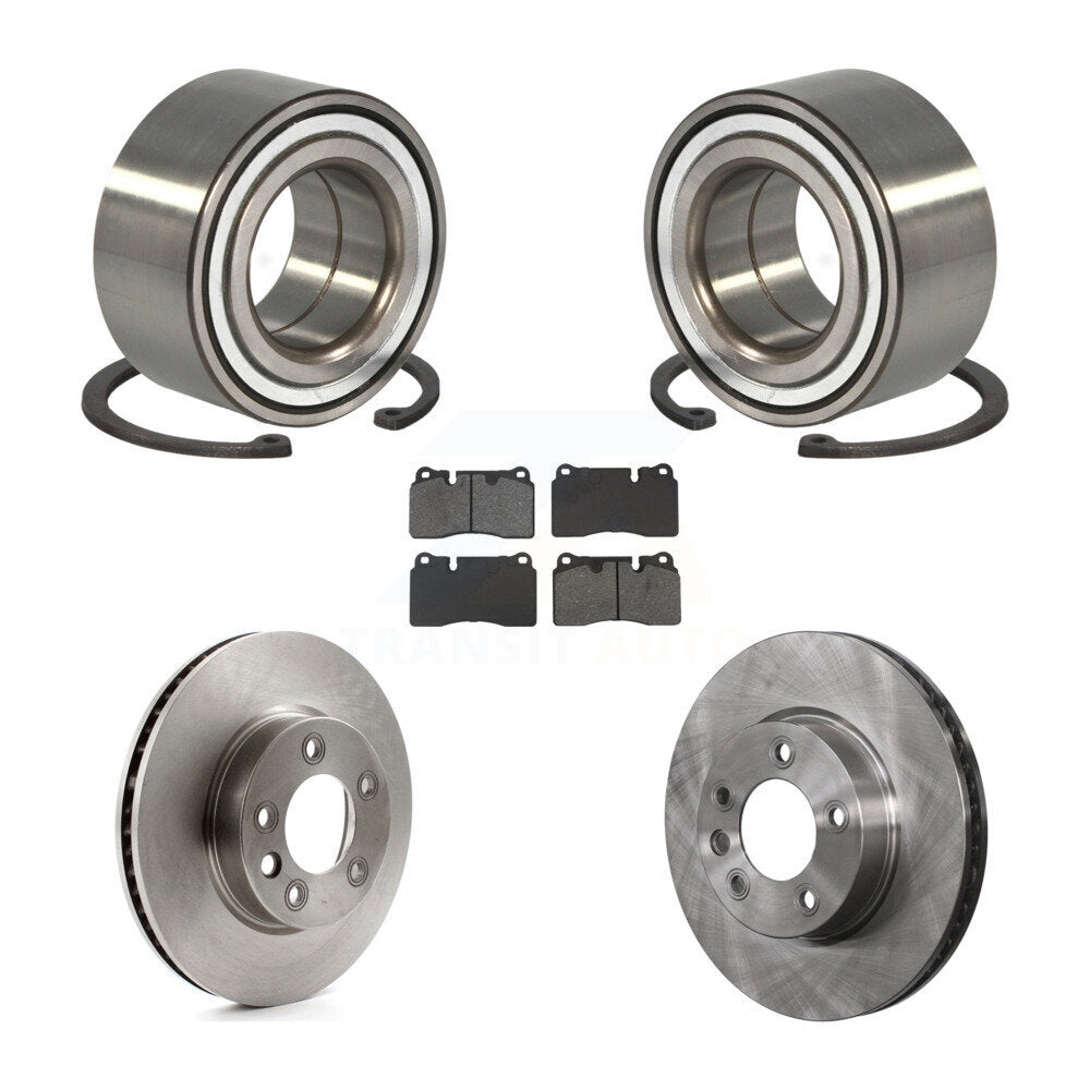 Kit de rotors et plaquettes de frein à disque de roulement de roue avant pour Volkswagen Touareg