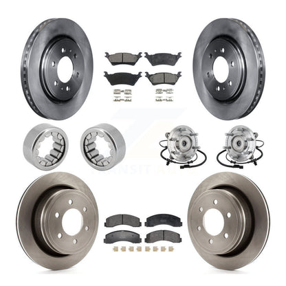 Kit de Rotor de frein et de patins de roulement de moyeu avant et arrière (10 pièces) pour Ford F-150 Rapto
