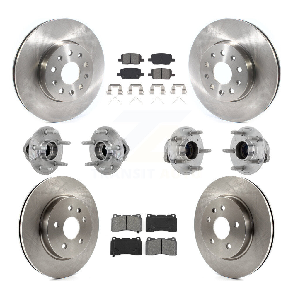 Kit de plaquettes de Rotor de frein, roulement de moyeu avant et arrière (10 pièces) pour Chevrolet Camaro Cadilla