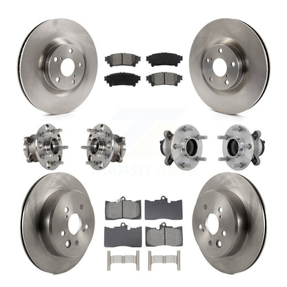Kit de Rotor et de plaquettes de frein, roulement de moyeu avant et arrière (10 pièces) pour Lexus IS300 IS350 IS200