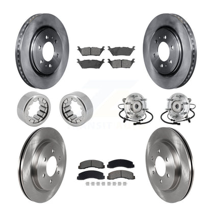 Kit de Rotor de frein et de patins de roulement de moyeu avant et arrière (10 pièces) pour Ford F-150 Rapto