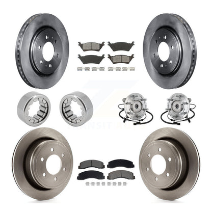 Kit de Rotor de frein et de patins de roulement de moyeu avant et arrière (10 pièces) pour Ford F-150 Rapto