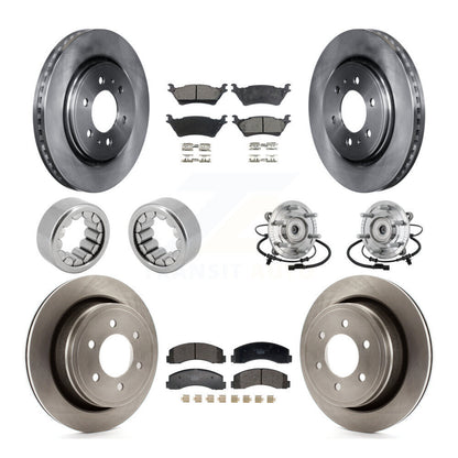 Kit de Rotor de frein et de patins de roulement de moyeu avant et arrière (10 pièces) pour Ford F-150 Rapto