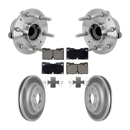 Kit de plaquettes de Rotor de frein enduit de roulement de moyeu avant, pour Chevrolet GMC Silverado 1500 X