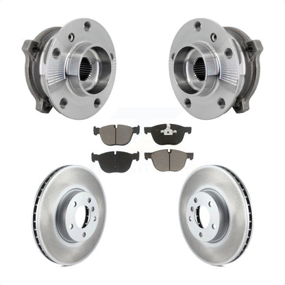 Kit de Rotor et de plaquettes de frein enduits de roulement de moyeu avant, pour BMW X5 X6 M12 x 1.25 Threa