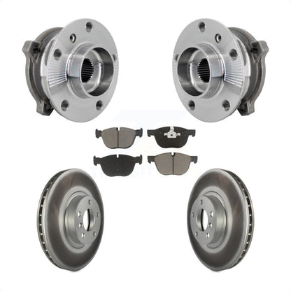 Kit de Rotor et de plaquettes de frein enduits de roulement de moyeu avant, pour BMW X5 X6 M12 x 1.25 Threa
