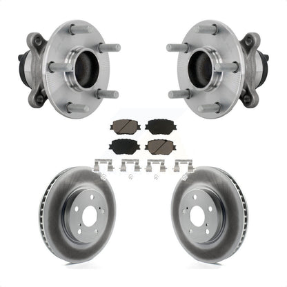 Kit de plaquettes de Rotor de frein revêtues de roulement de moyeu avant, pour Base Lexus IS250 2014 avec RW