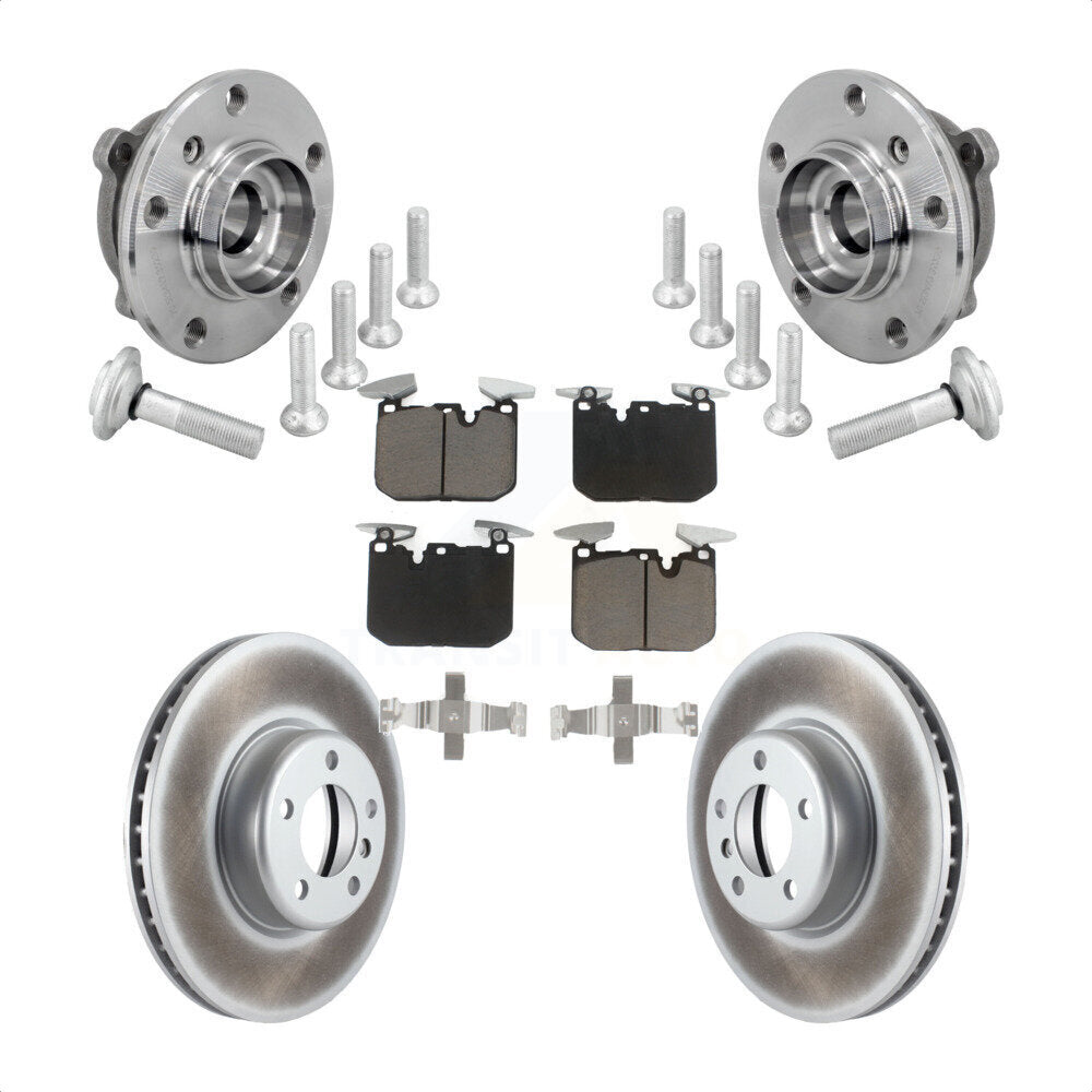 Kit de plaquettes de Rotor de frein enduit de roulement de moyeu avant, pour BMW 330i xDrive 440i Gran Coup