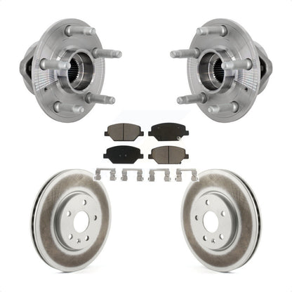 Ensemble de roulement de moyeu avant, Rotor de frein à disque revêtu et Kit de plaquettes pour Buick Envisio