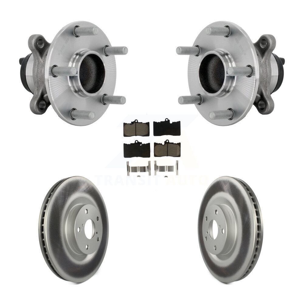 Kit de plaquettes de Rotor de frein, ensemble de roulements de moyeu avant, pour Lexus IS300 IS350 IS200