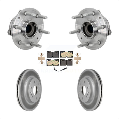 Kit de plaquettes de Rotor de frein enduit de roulement de moyeu avant, pour Chevrolet GMC Silverado 1500 X