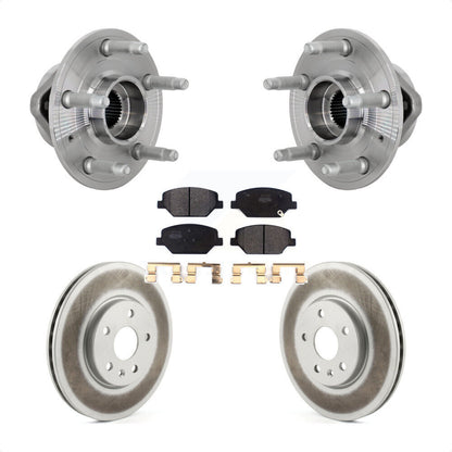 Ensemble de roulement de moyeu avant, Rotor de frein à disque revêtu et Kit de plaquettes pour Buick Envisio
