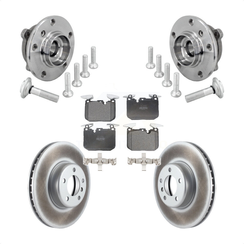 Kit de plaquettes de Rotor de frein enduit de roulement de moyeu avant, pour BMW 330i xDrive 440i Gran Coup