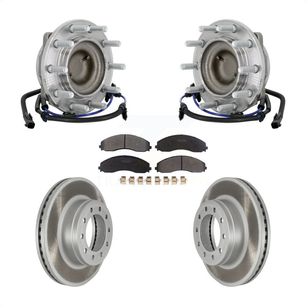 Kit de plaquettes de Rotor de frein, roulement de moyeu avant, pour Ford F-450 Super Duty F-550 4 X