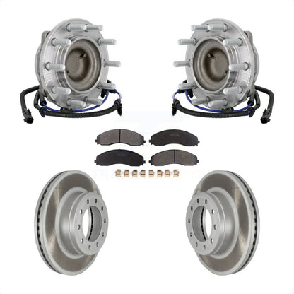 Kit de plaquettes de Rotor de frein, roulement de moyeu avant, pour Ford F-450 Super Duty F-550 4 X