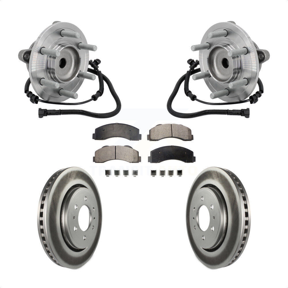 Kit de plaquettes de Rotor de frein, ensemble de roulements de moyeu avant, pour Ford F-150 RW 2015 – 2017