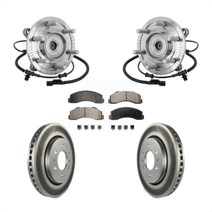 Kit de plaquettes de Rotor de frein revêtues de roulement de moyeu avant, pour Ford F-150 Raptor 2017 avec 4W