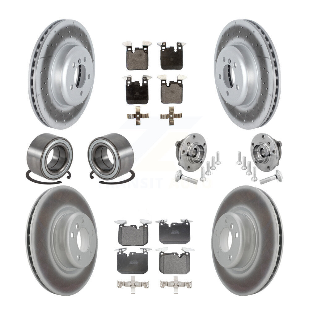 Kit de patins de rotor de frein, roulement de moyeu avant et arrière (10 pièces) pour BMW M240i xDriv
