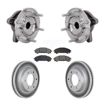 Kit de plaquettes de rotor de frein à disque enduit de roulement de moyeu avant pour Ford Ranger 4W 2019 – 2023