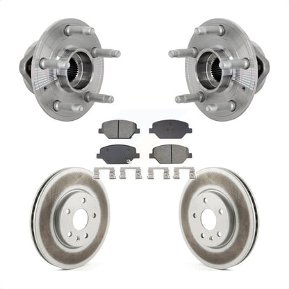 Ensemble de roulement de moyeu avant, Rotor de frein à disque revêtu et Kit de plaquettes pour Buick Envisio
