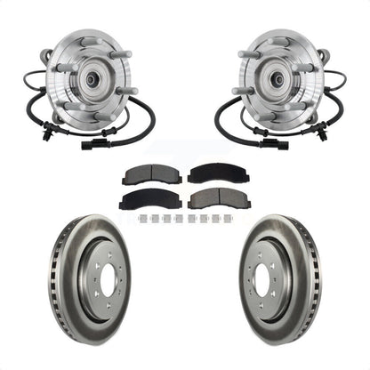 Kit de rotor et de plaquettes de frein revêtus de roulement de moyeu avant, pour Ford F-150 Rapto 2018 – 2020